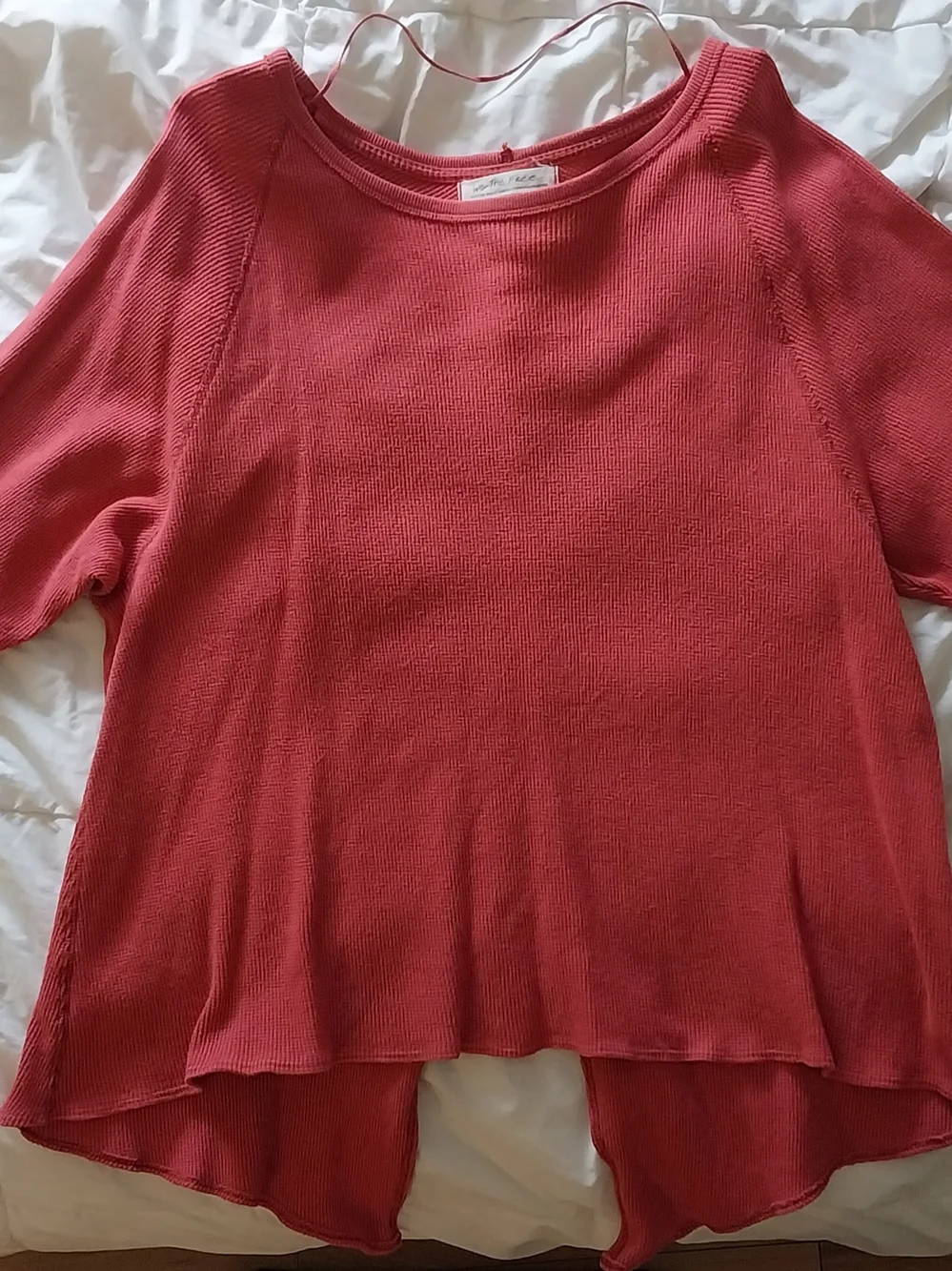 Free People We The Free Women's Relaxed Boatneck Sweater - Rose Pink - Picture 4 of 6